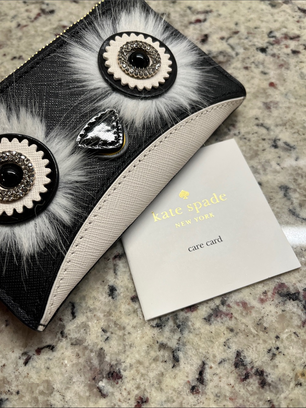 Kate Spade Dashing Beauty Penguin Mikey Wallet EUC - Picture 10 of 11